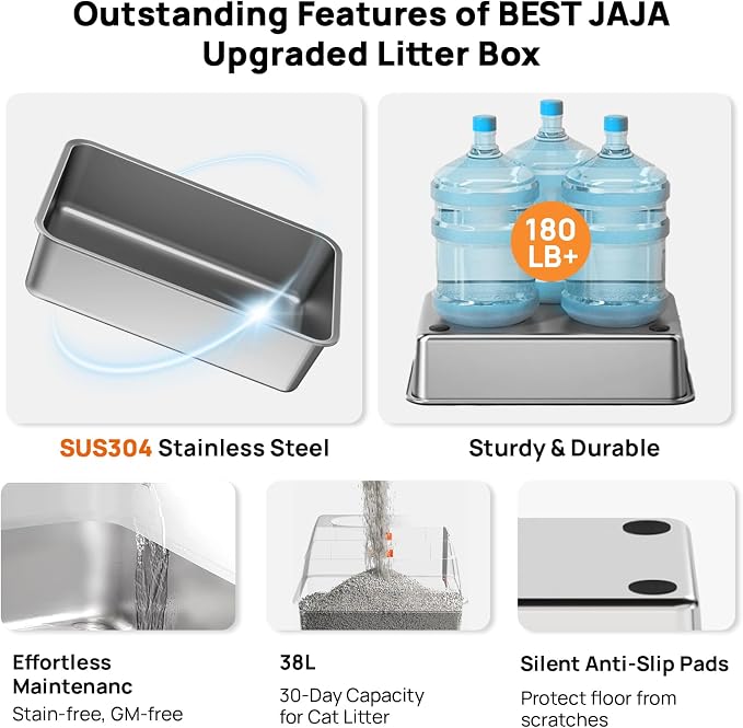 Stainless Steel Litter Box - Image 6