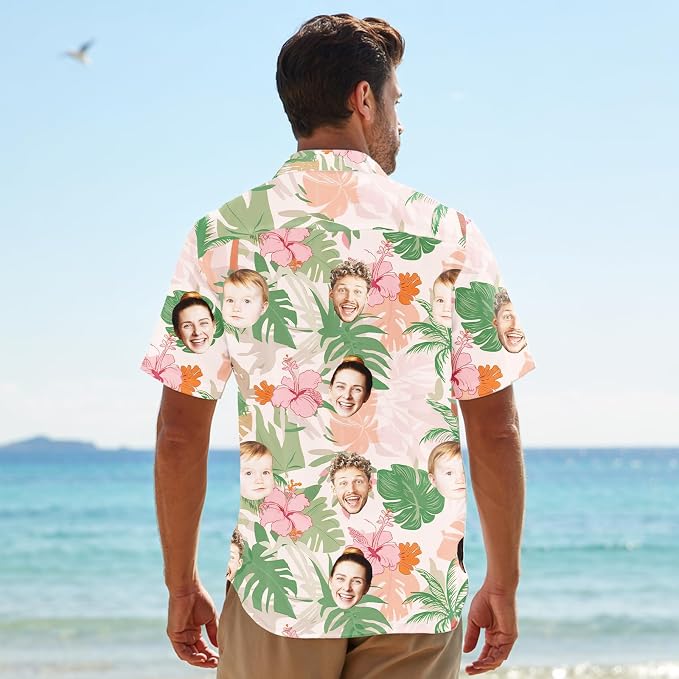 Custom Hawaiian Shirt with Face - Image 2