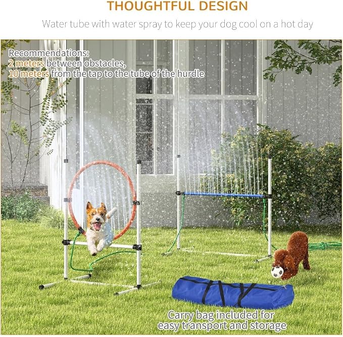 3 Piece Dog Agility Training Equipment Set - Image 3