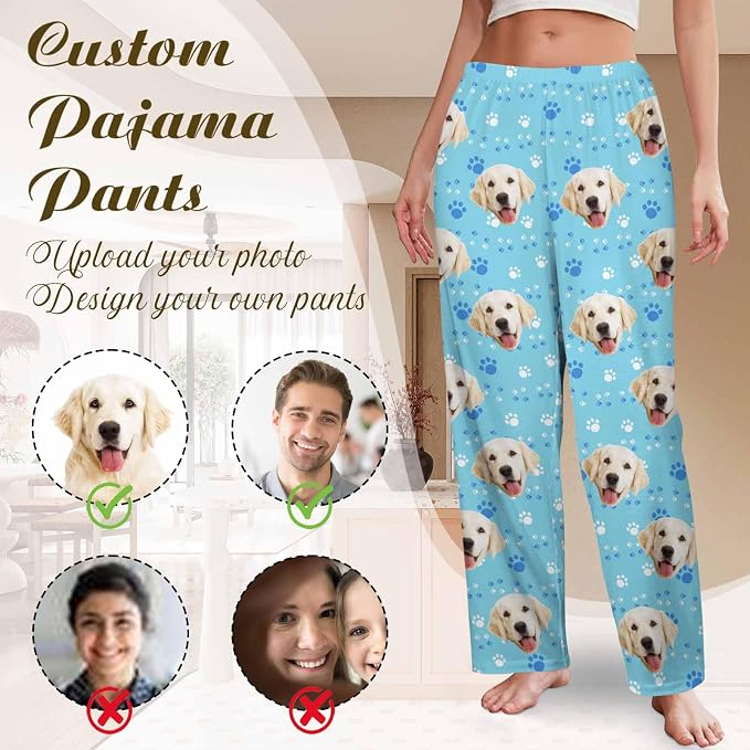 Custom Couple Pajama Pants Sock - Image 3