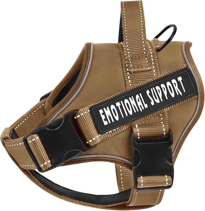 voopet Emotional Support Dog Harness, Professional Service Dog Vest Harness by voopet