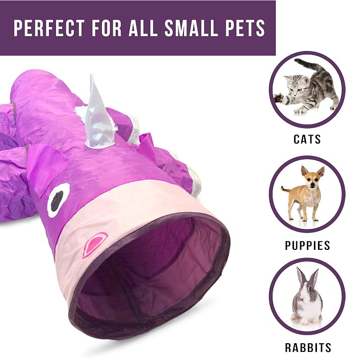 Pet Craft Supply Magic Mewnicorn Multi Cat Tunnel Boredom Relief Toys - Image 6