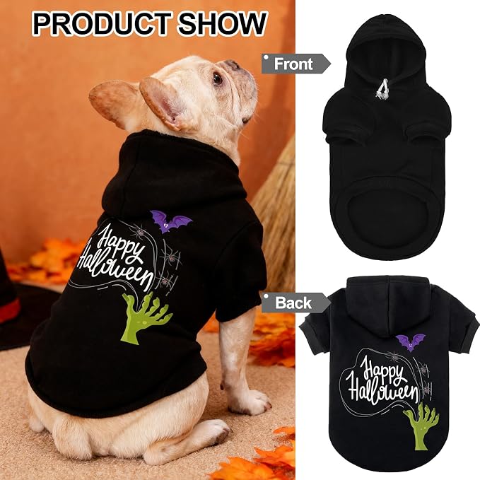 EXPAWLORER Dog Hoodie-Soft and Warm Dog Sweaters, Pet Clothes Autumn Winter - Image 5