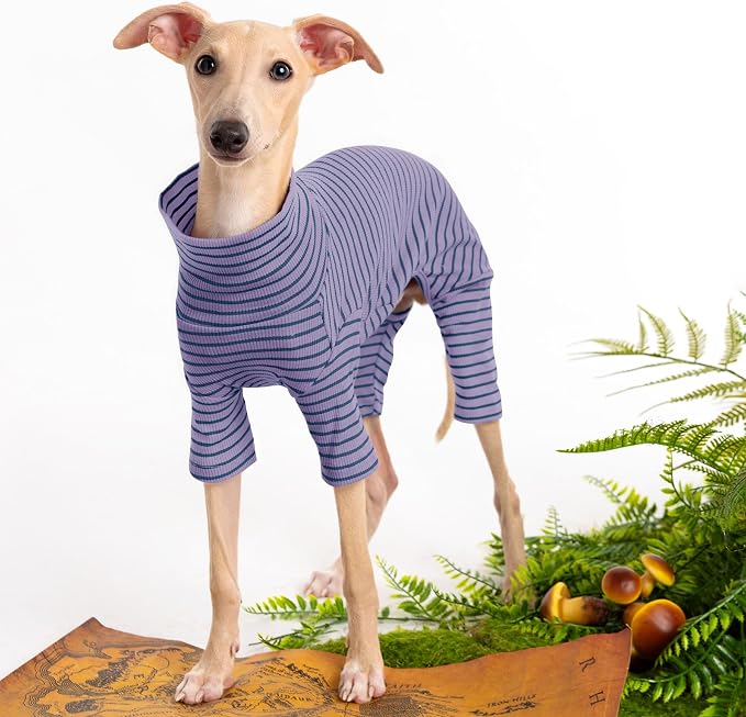 Dog Sweaters for Small Dogs Girls Boys, Striped Pet Sweaters for Fall Winter - Image 2