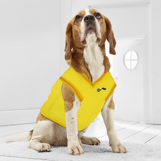 Pets First NBA Utah Jazz Dog Jersey, Small- Tank Top Basketball Pet Jersey - Image 4