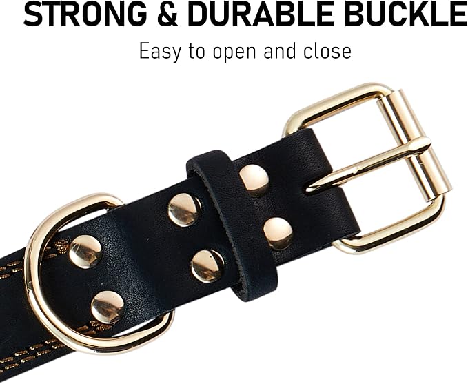 Leather Dog Collar, Heavy Duty, - Image 6