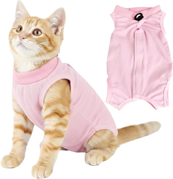 Cat Recovery Suit, Breathable Cat Onesie by Unknown