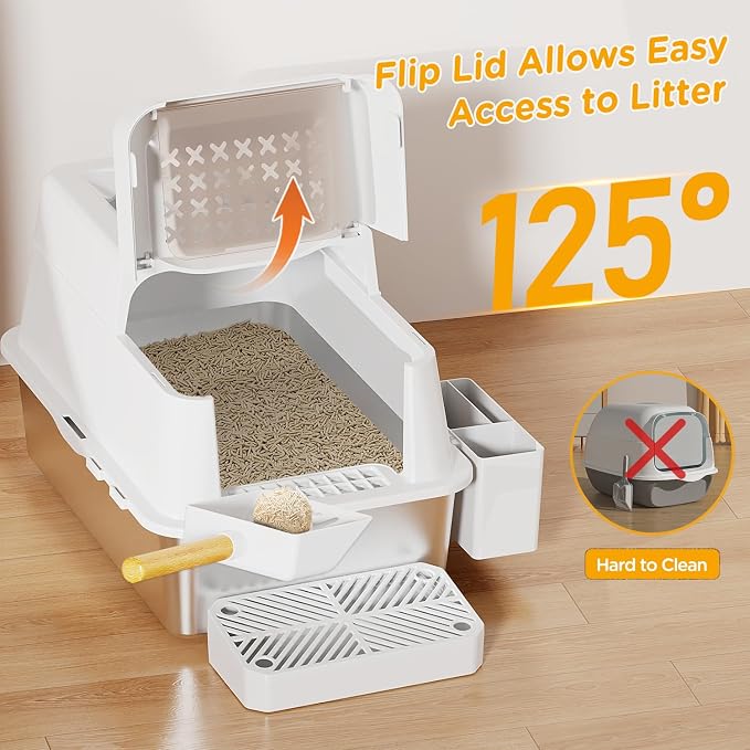 Stainless Steel Litter Box - Image 4