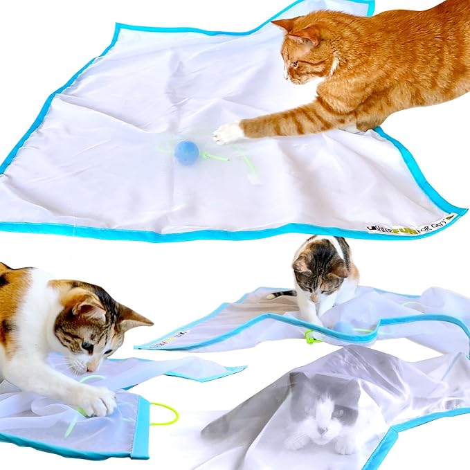 Toy, Renews Old Toys, Engages Hunting Instincts, Made in USA, Crinkle Edges by Sheer+Fun+For+Cats