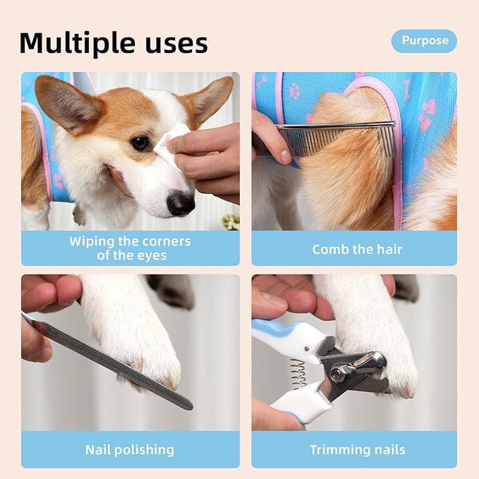 Pet Beauty Hammock, Anti Bite and Anti Scratch Cat and Dog Bath Care Beauty - Image 4
