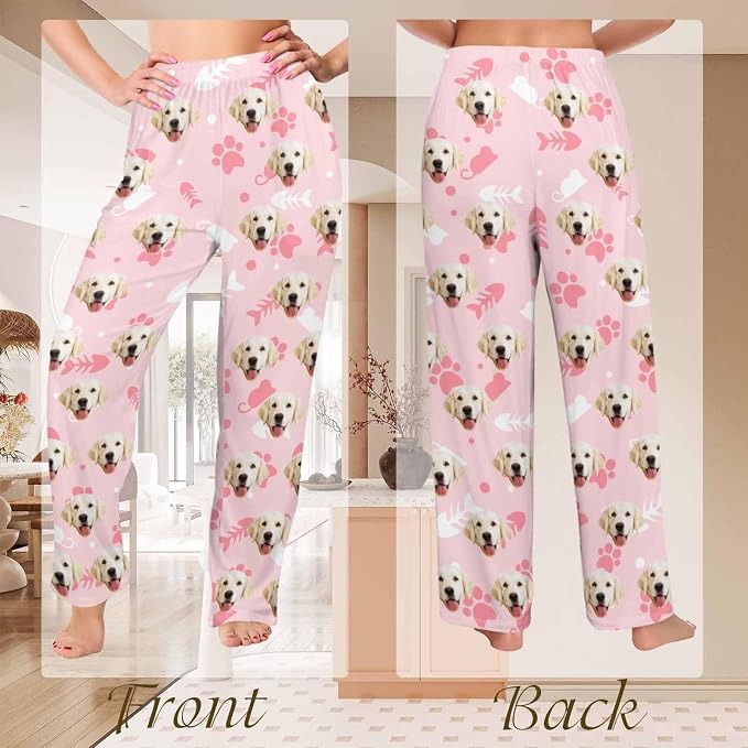 Custom Couple Pajama Pants Sock - Image 5