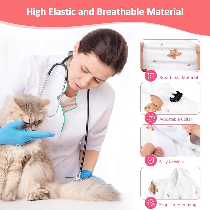 Coppthinktu 2 PCS Cat Recovery Suit - Image 4