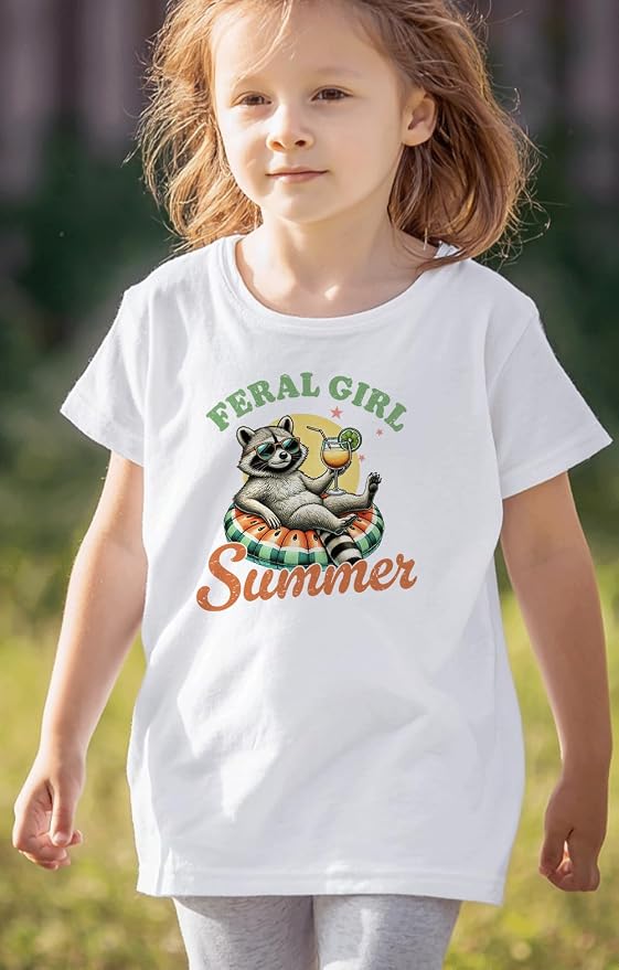 Kids Toddler Little Boys Girls T-Shirt Short Sleeve Funny Animals Graphic - Image 5