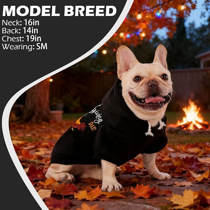 EXPAWLORER Fall Dog Hoodie-Soft and Warm Dog Sweaters, Pet Clothes Autumn - Image 7