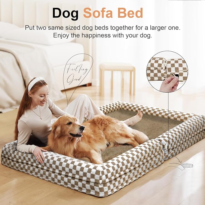 Large Dog Bed Orthopedic Washable: Beds Bolster XXL Bed Big XLarge Dogs Egg - Image 3