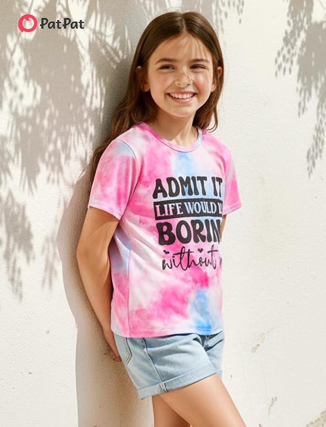 PATPAT Girls Crewneck Short Sleeve Graphic Tees Animal Print Shirts Cute Summer - Image 4
