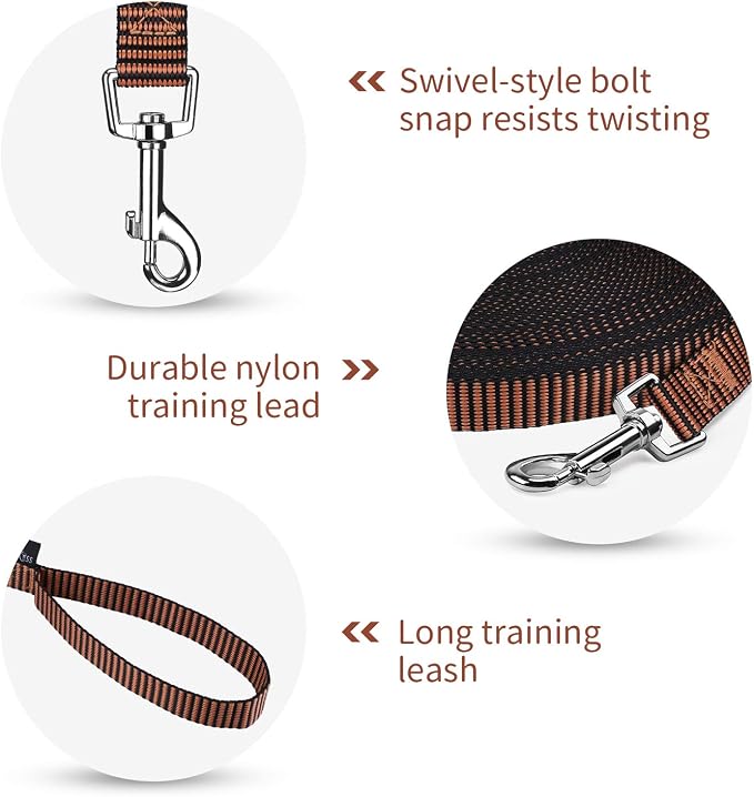 Hi Kiss Dog/Puppy Obedience Recall Training Agility Lead - 15ft 20ft 30ft 50ft - Image 3