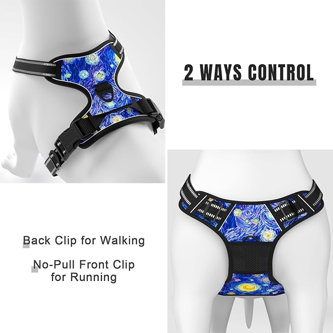 Rnivvi No Pull Dog Harness, Cute Reflective Large Sized Puppy Harness, - Image 5
