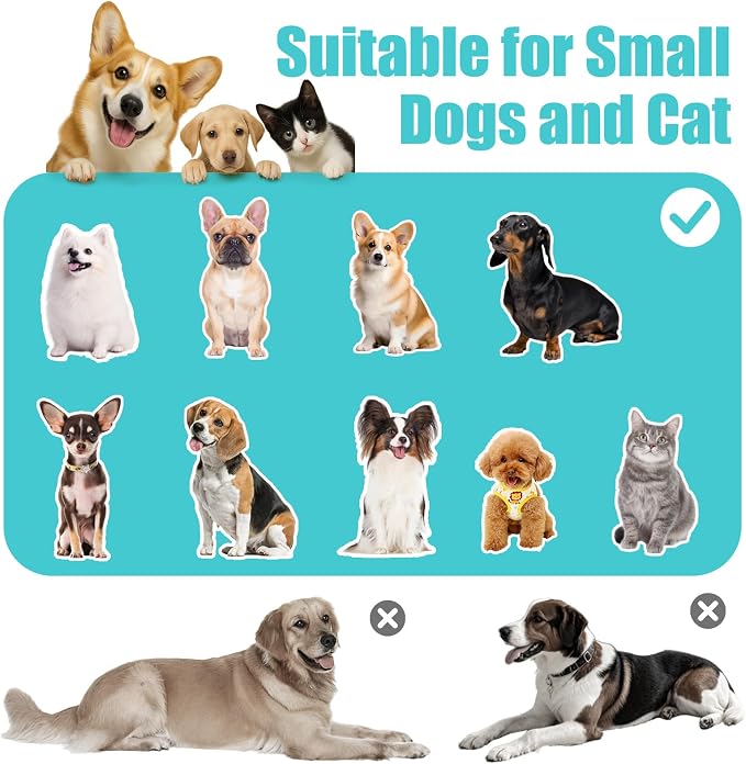 Dog Stairs for Small Dogs 15.4" H, 3-Step Pet Bed Stairs for Dogs to Get On Bed - Image 6