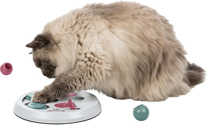 Trixie Cat Activity Flip Board – 4-Module Treat Puzzle Enrichment Toy - Image 7