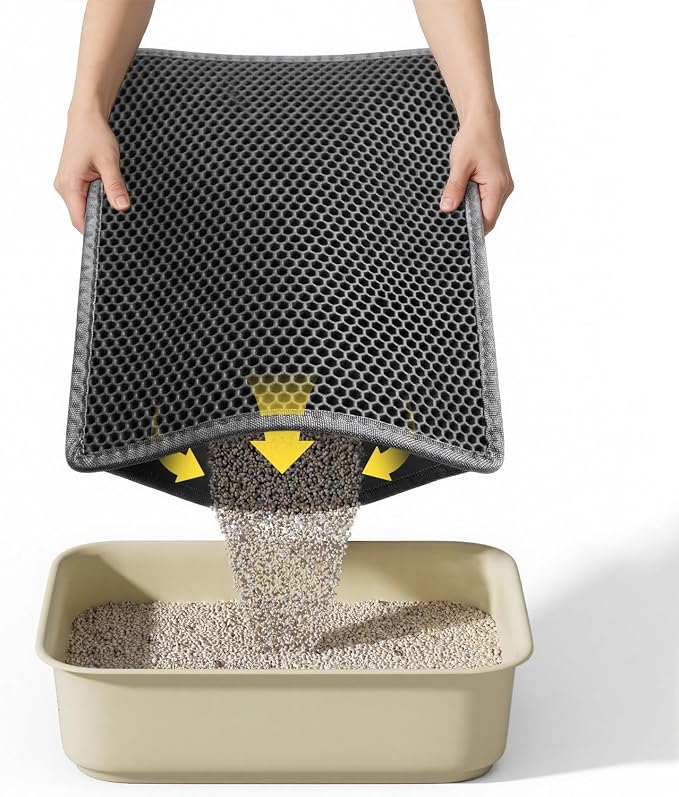 Cat Litter Mat, Waterproof/Urineproof, Scatter Control by Kaxionage