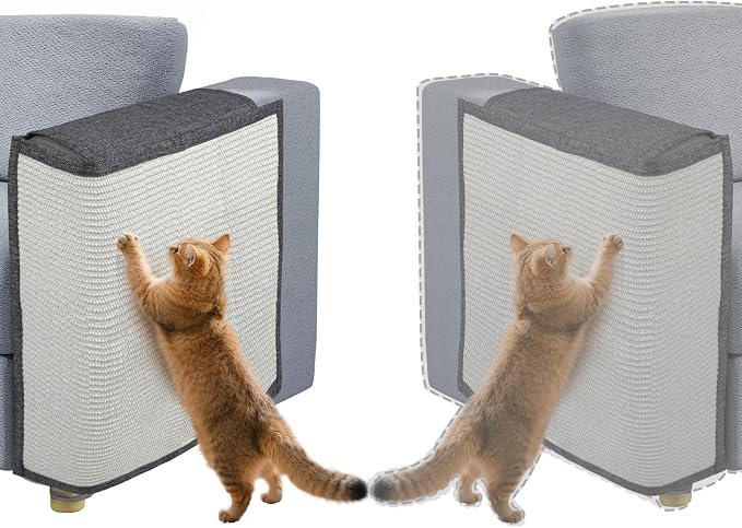 OROONOKO 1 Pack Reversible Cat Scratch Sofa Protector Natural Sisal - Image 8