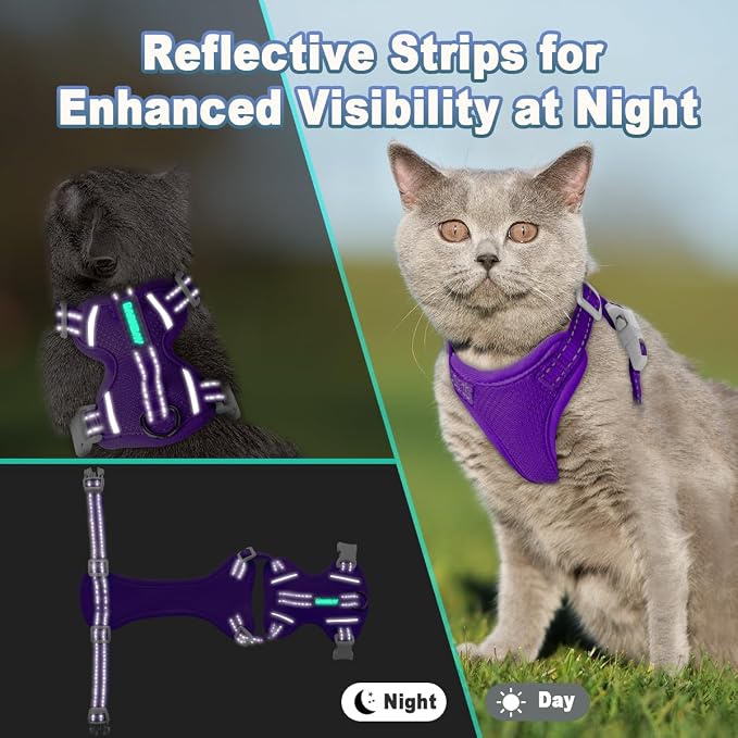 Cat Harness and Leash Set Escape Proof - Image 4