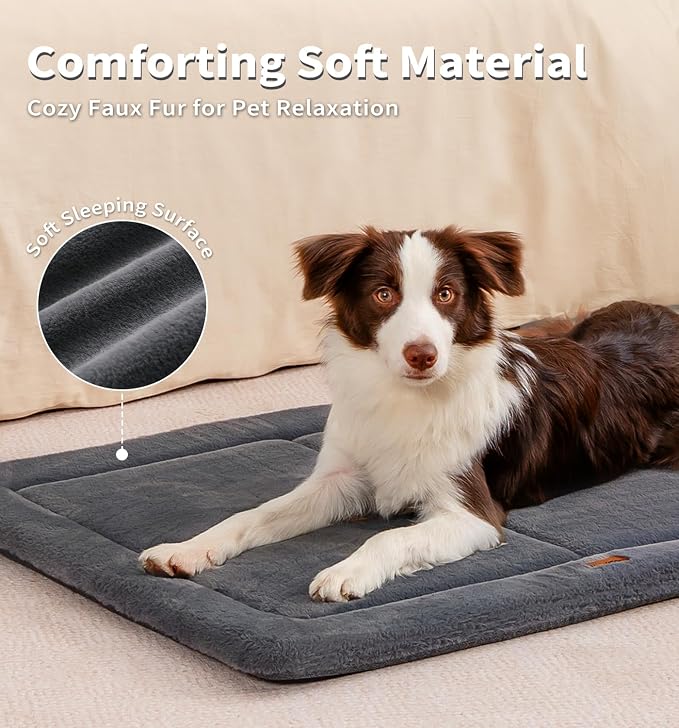 MADE 4 PETS Dog Crate Pad Bed for Large Dogs, Washable & Reversible, Anti-Slip - Image 2