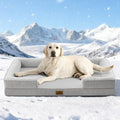 Cooling Dog Bed for Extra Large Dogs, Q-Max >0.4 Summer Cool Orthopedic Foam by COZYKISS
