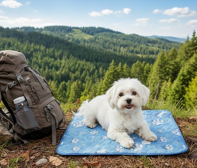 Dog Cooling Mat for Small Dogs, Pressure-Activated Gel Pad 27.56 x 21.65 in - Image 3