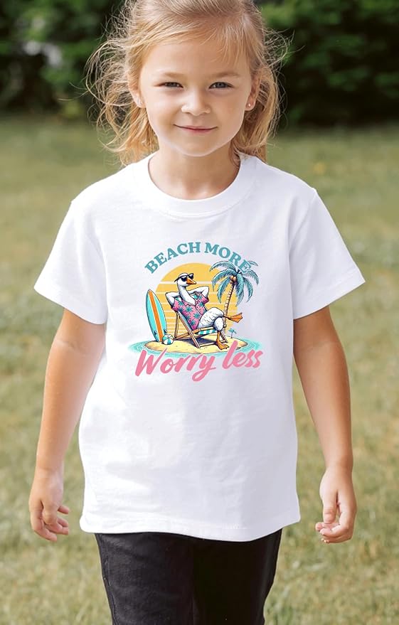 Kids Toddler Little Boys Girls T-Shirt Short Sleeve Funny Animals Graphic - Image 8