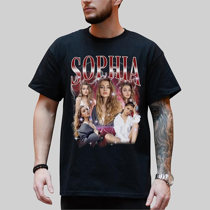 LASFOUR Custom Bootleg Rap Tee, I Love My Wife Shirts - Image 4