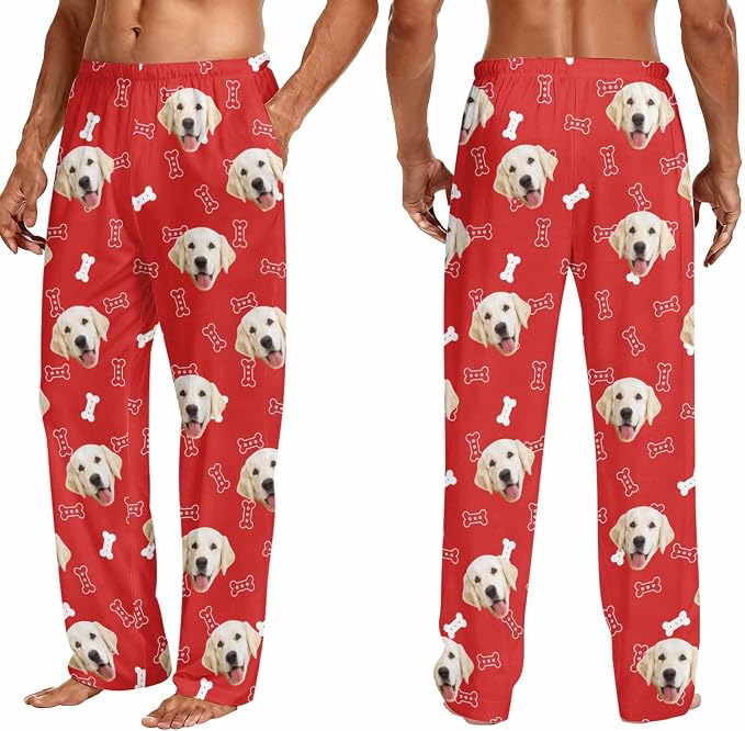 Custom Couple Pajama Pants Sock - Image 3