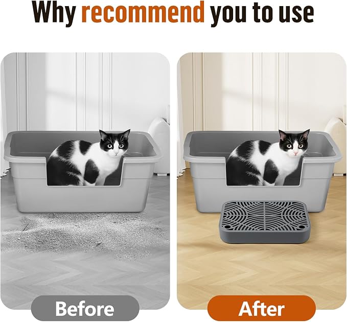 Cat Litter Box Ramp, Litter Box Step Mat - Image 6