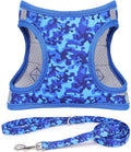 Moonpet Step in Boy Dog Harness Leash Set- All Weather Reflective No-Pull by MOONPET
