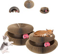 2PCS Interactive Cardboard Cat Toys, Cat Scratching Board by PGEOIDT