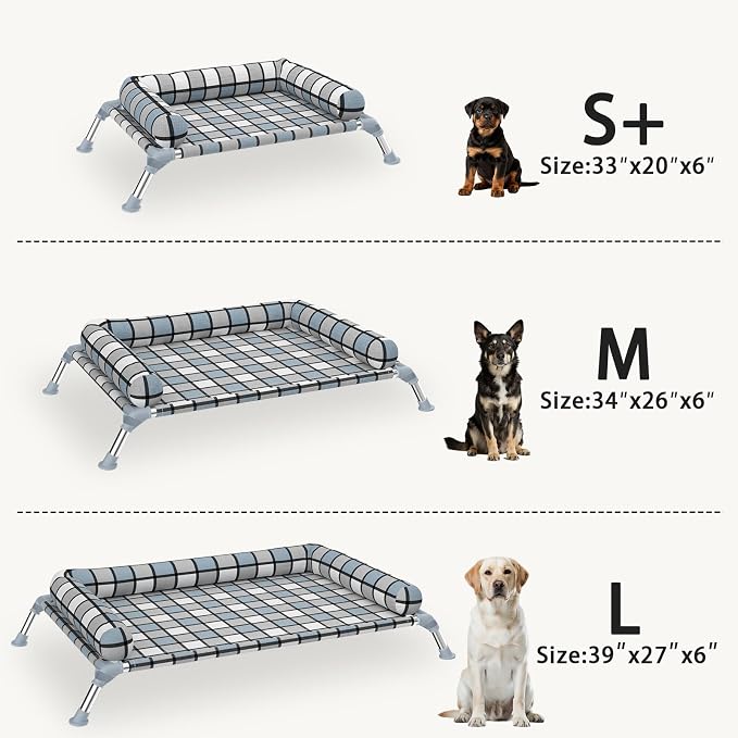 Elevated Pillow Bolster Dog Bed - Image 5