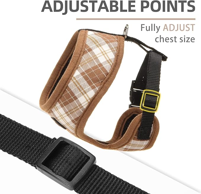 PUPTECK Soft Mesh Dog Harness and Leash Set Pet Puppy Cat Comfort Padded Vest - Image 3