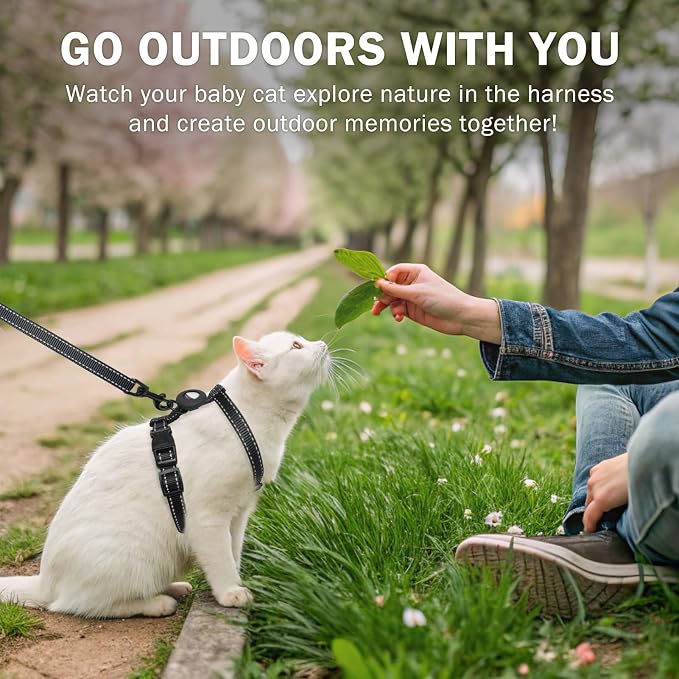 SCENEREAL Cat Harness and Leash Set Escape Proof - Image 3