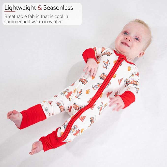 LollyBanks Baby Pajamas, Baby Romper 95% Bamboo Viscose and 5% Spandex - Image 5