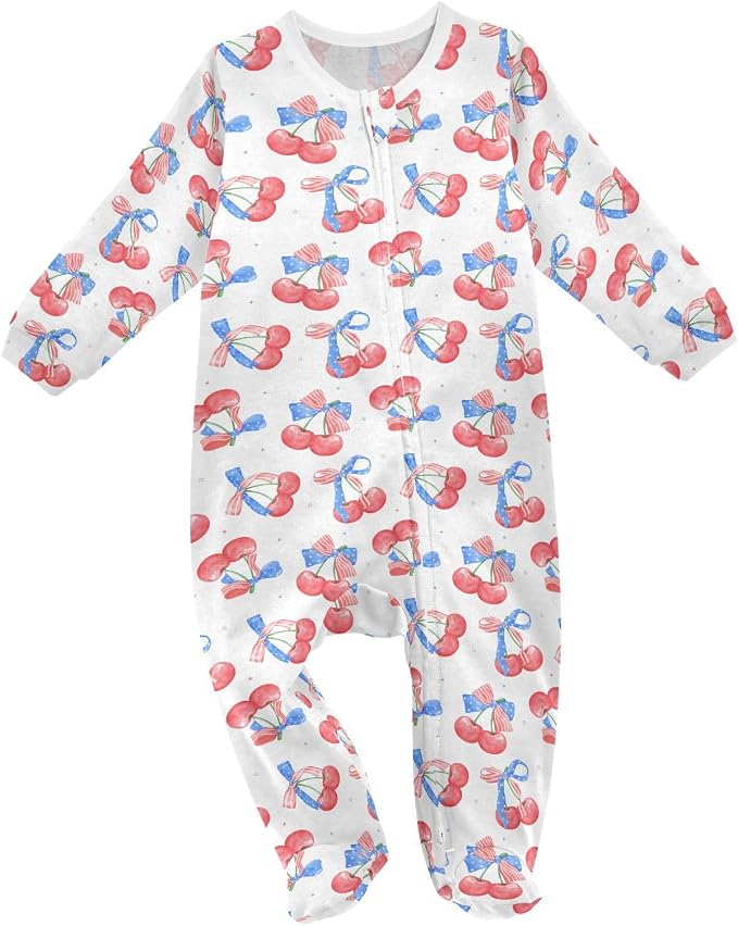 Baby Sleepers For Girl Boys Newborn Baby Play One-Piece Footies For 0-24 Months by Unknown