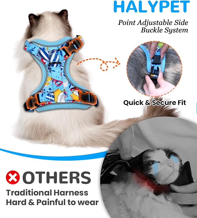 Halypet Cat Harness and Leash Set - Image 8