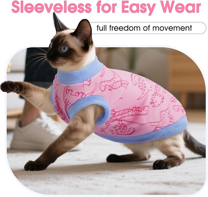 DENTRUN Sleeveless Cat Vest - Image 2