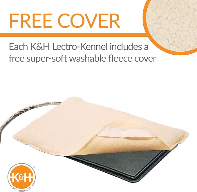 K&H Pet Products Lectro-Kennel Heated Outdoor Dog Pad, Durable Rigid ABS - Image 6