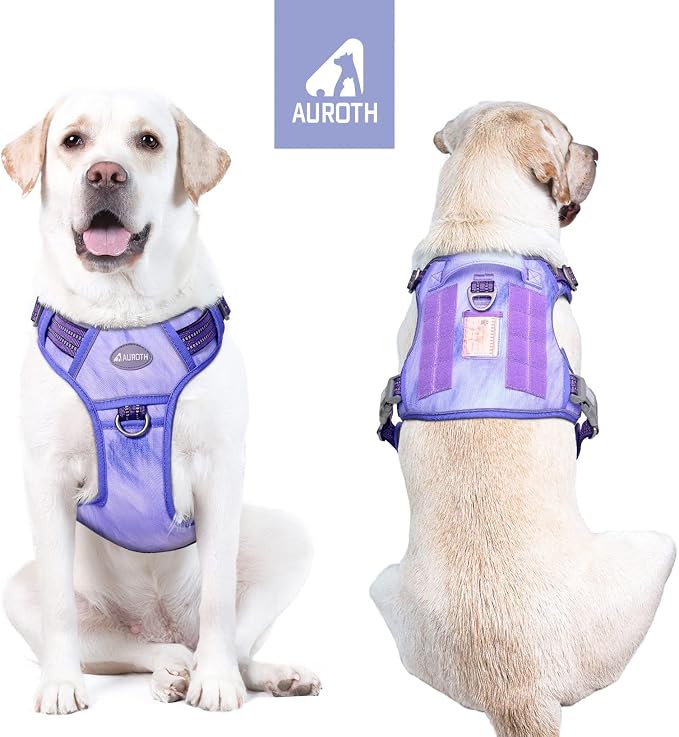 AUROTH Tactical Dog Harness for Large Dogs No Pull Adjustable Pet Harness - Image 2