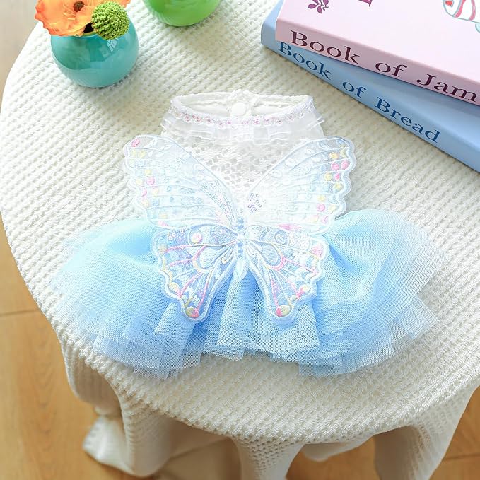 Fashion Sweet Puppy Dog Blingbling Princess Skirt Pet Dog Lace Cake Camisole - Image 3