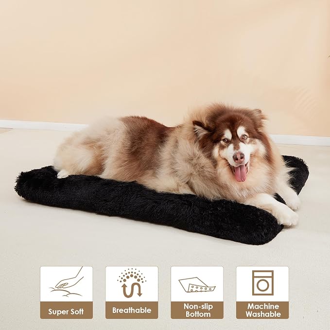 EHEYCIGA Fluffy XXL Dog Crate Pad, Plush Faux Fur Dog Bed - Image 7