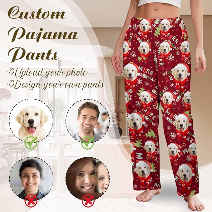 Custom Couple Pajama Pants Sock - Image 4