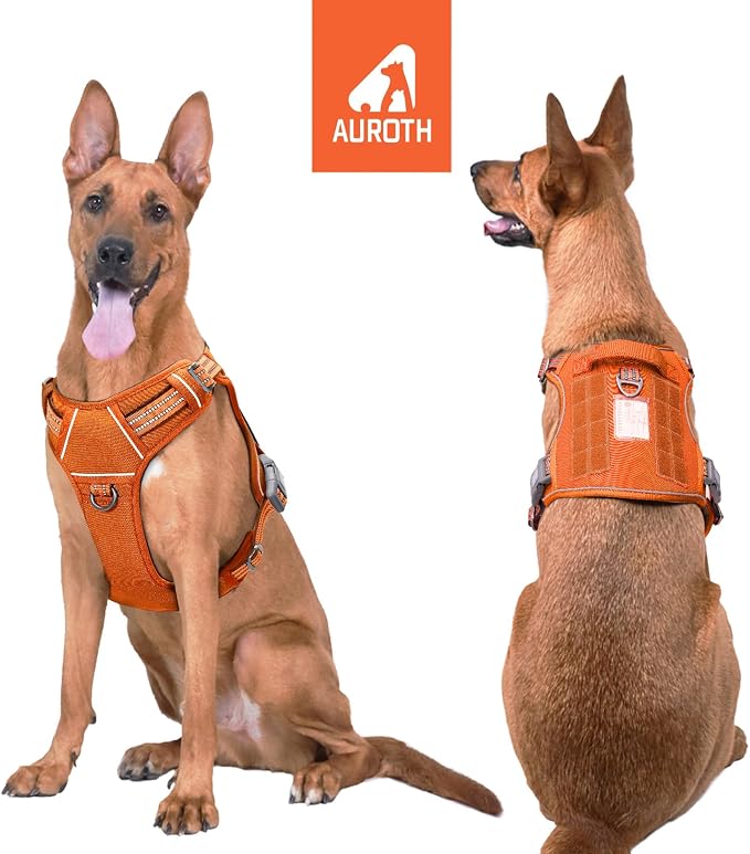 AUROTH Tactical Dog Harness for Large Dogs No Pull Adjustable Pet Harness - Image 7