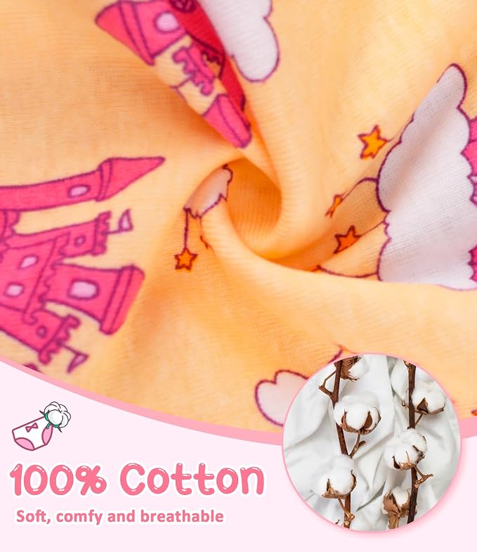 Girls and Toddlers 100% Cotton Underwear Tagless Soft Panties Size 2-3T - Image 2